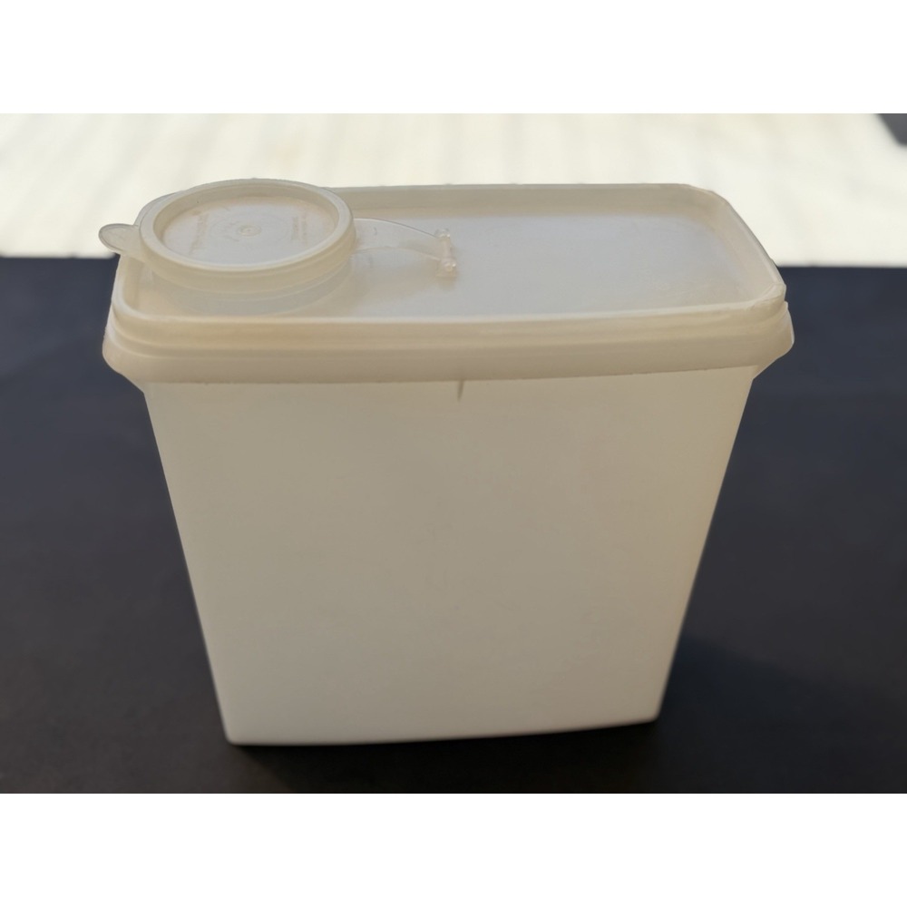 Vintage Tupperware 469-14 Cereal Keeper Storage Container & Flip Lid 471-4